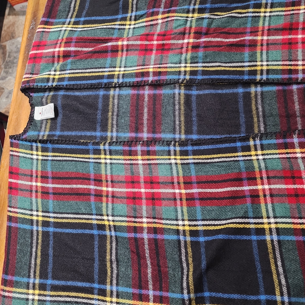 WOOLRICH TALLA UNICA  Plaid Cape  Scarf Shawl ( One size )